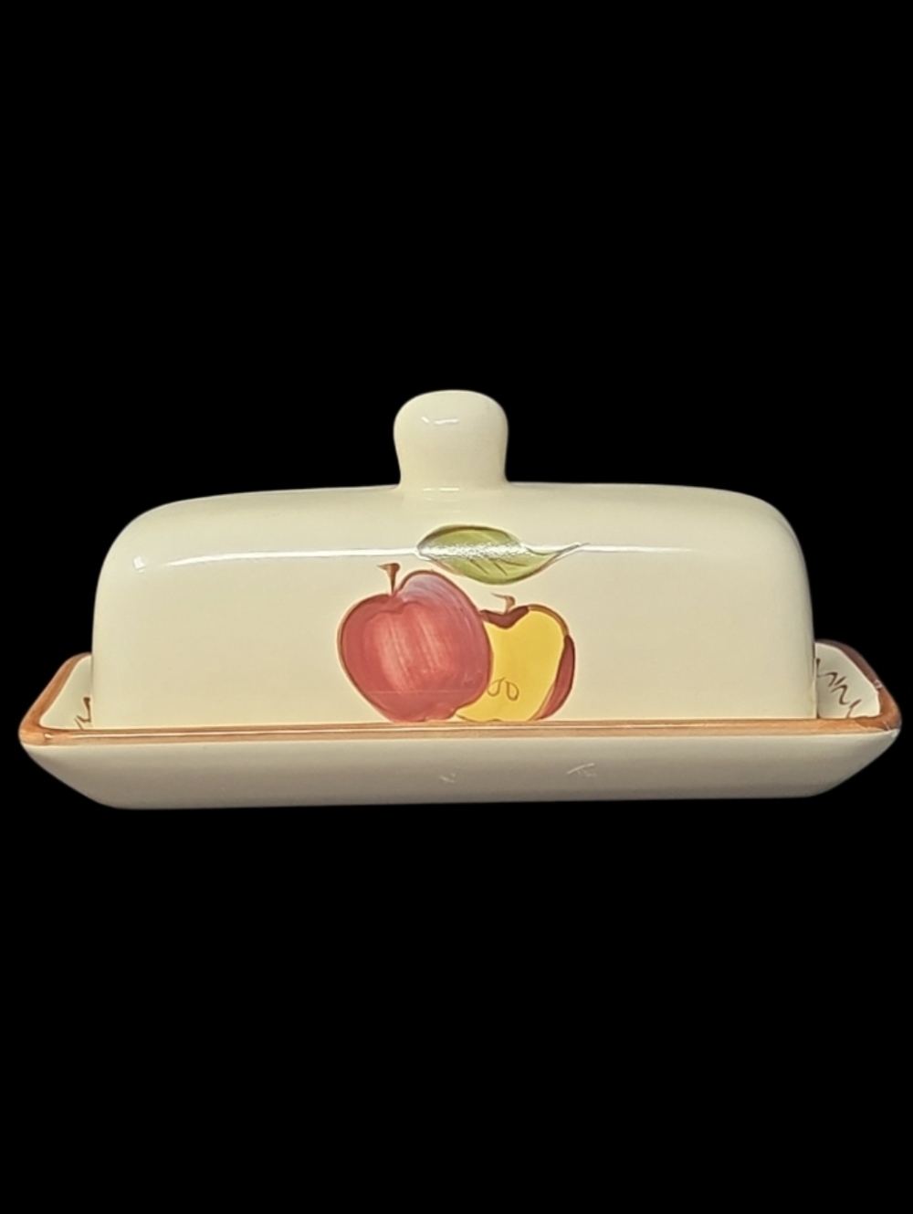 Vintage Ceramic Apple Butter Dish - Around The Orchard Collection By Home